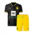 Camisola Borussia Dortmund Criança Equipamento Segundo 2022-2023 Manga Curta